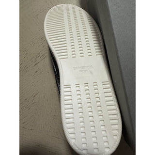 NIB Thom Browne Men Print Low Top Slip On Sneakers Black 9 US/42 EU