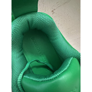 NIB $990 Bottega Veneta Men Leather Sneakers Shoes Green 9 US/42 Eu 716198