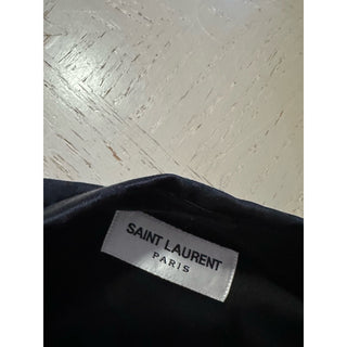 NWT $1550 Saint Laurent Men OVERSIZE SHIRT Black Size 38/15 ( Regular Size XL )