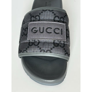 Copied - Gucci Men’s Ripstop GG Gray/Black Sandals 10.5 US (Gucci 10) 771466 NIB