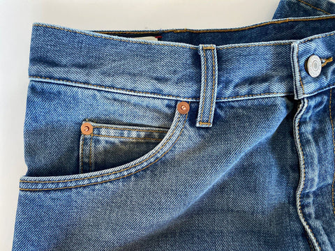 Gucci Men's Blue Stone Washed Jeans Pants 38 US (54 Euro) Italy 623953 NWT