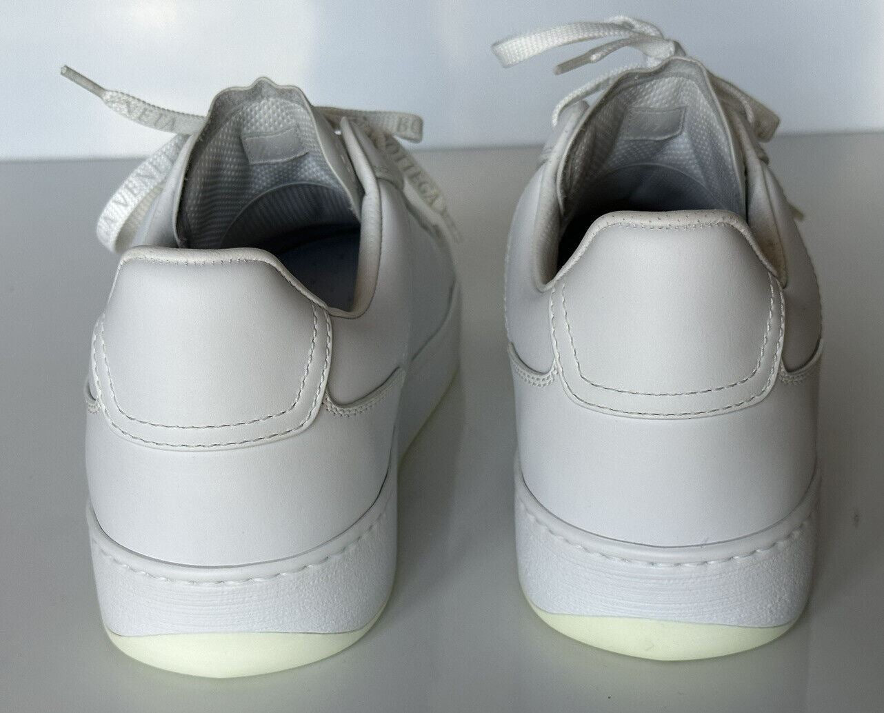 Bottega Veneta Men's White Calf Leather Sneakers 6 US (39) 578298 9122 NIB $690