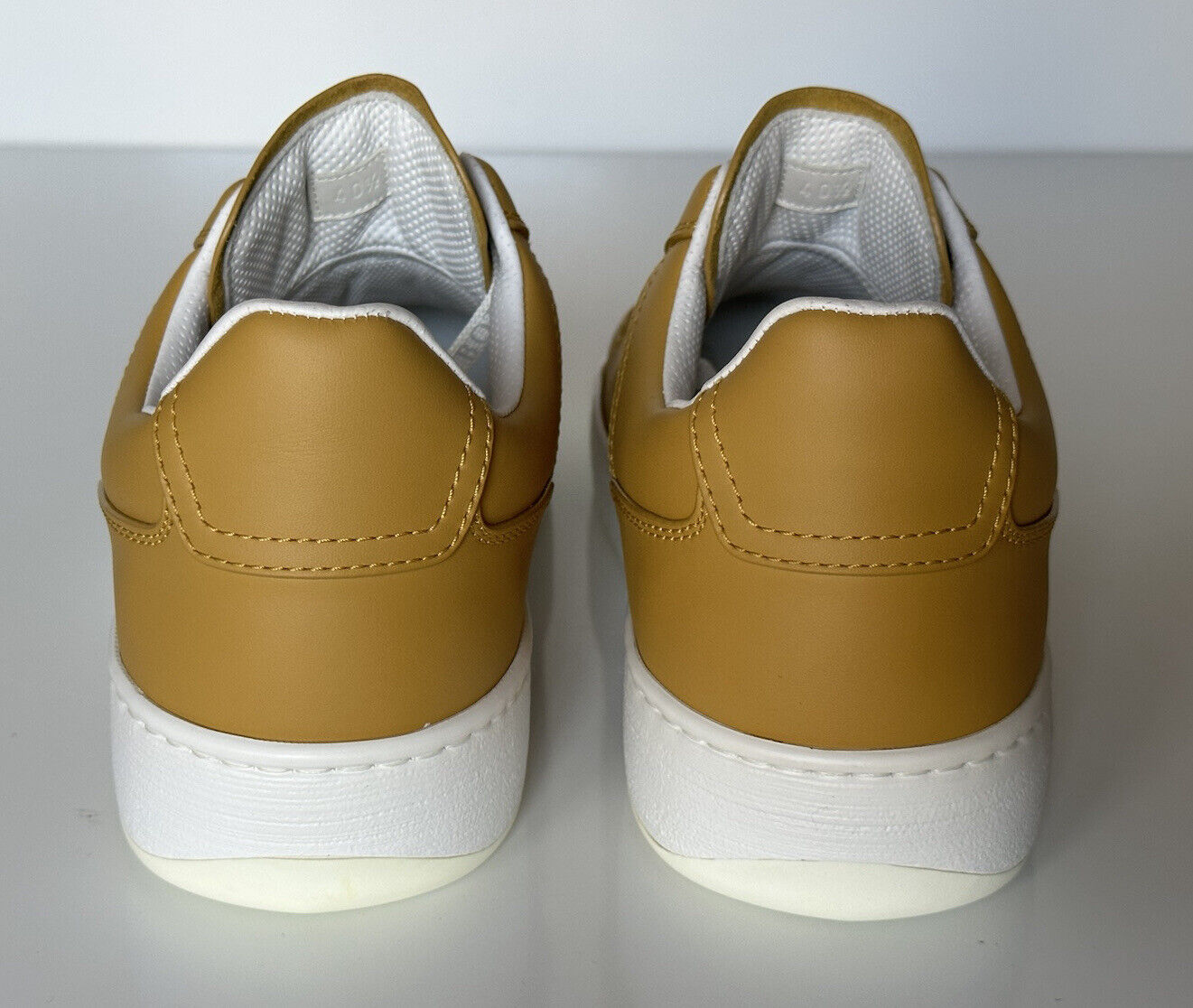 Bottega Veneta Calf Leather Butterscotch Sneakers 6 US (39) 578298 7721 NIB $690