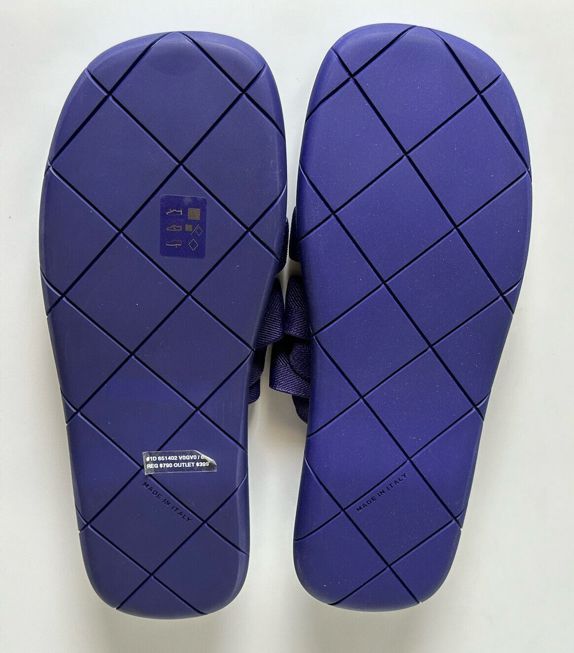 Bottega Veneta Intrecciato Starfish Purple Sandals 11 US (44) 651402 IT NIB $850