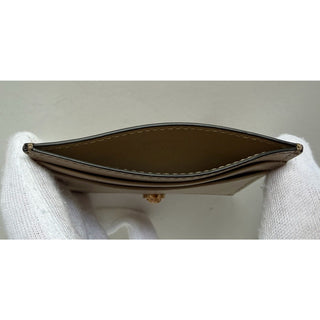 Versace Medusa Head Brown Calf Leather Card Case Wallet 1013363 Italy NIB