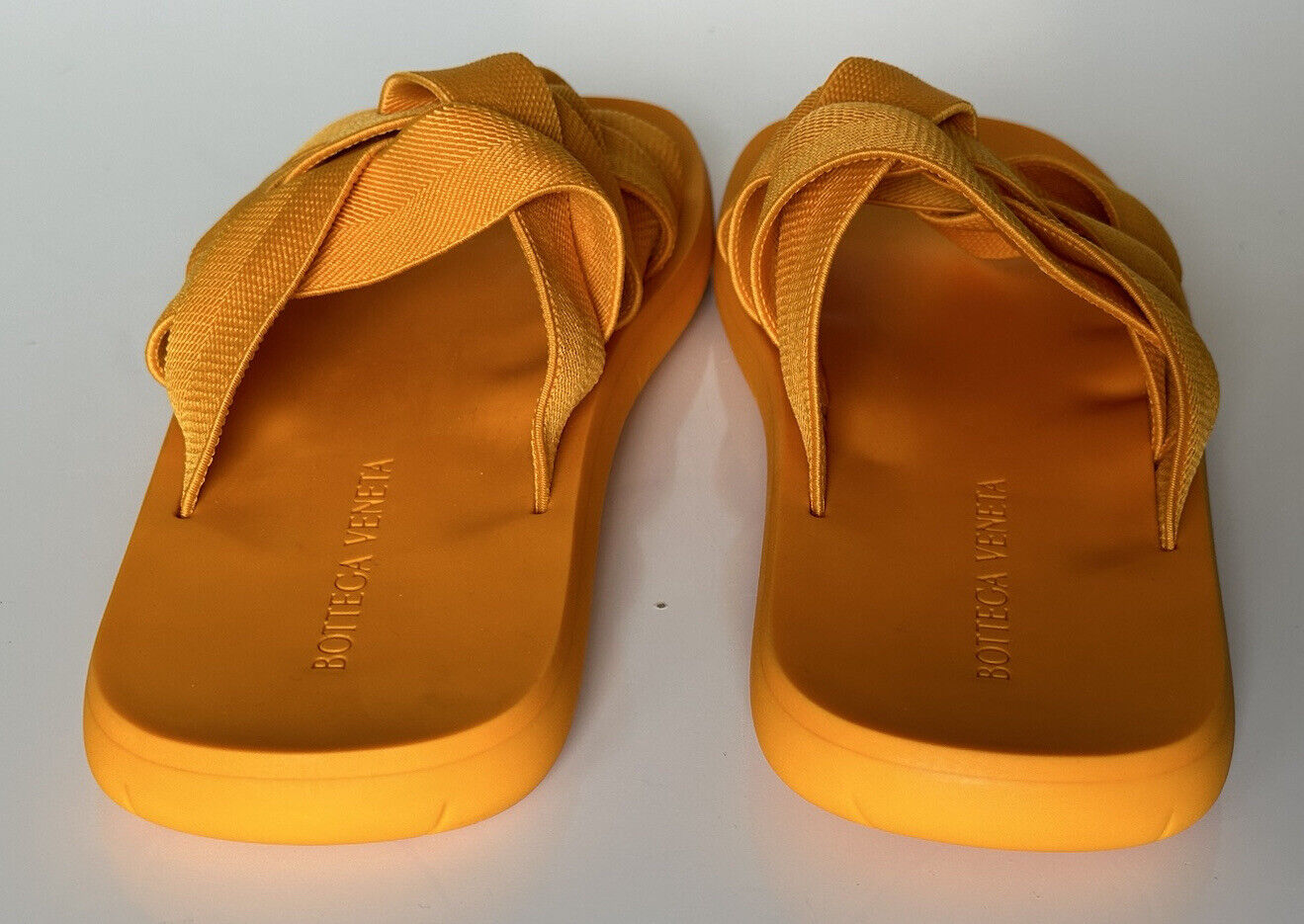 Bottega Veneta Intrecciato Starfish Tangerine Sandals 8 US (41) 651402 NWT $850