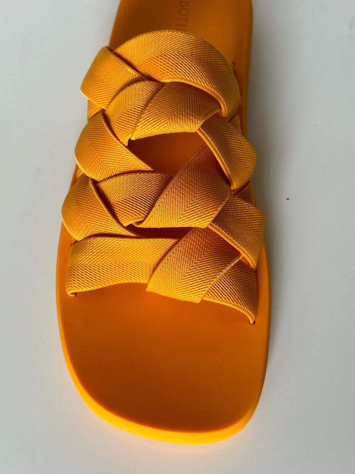 Bottega Veneta Intrecciato Starfish Tangerine Sandals 8 US (41) 651402 NWT $850