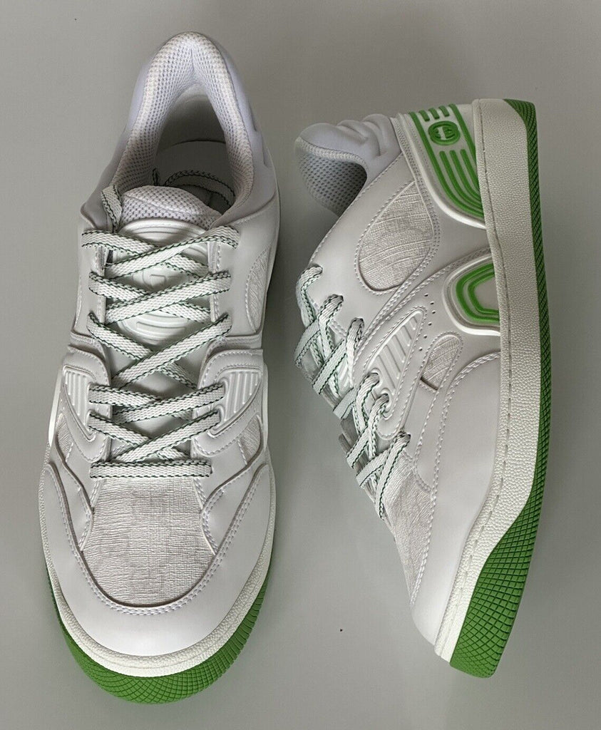 Gucci Demetra GG Men's Low-top Green/White Sneakers 10.5 US Gucci 10 698785 NIB