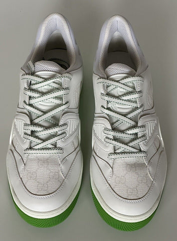 Gucci Demetra GG Men's Low-top Green/White Sneakers 10.5 US Gucci 10 698785 NIB