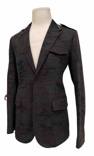 NWT $1995 Emporio Armani Camouflage Wool Blazer Jacket  52 EU Italy U1G350
