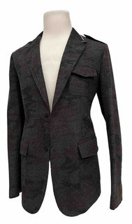 NWT $1995 Emporio Armani Camouflage Wool Blazer Jacket  52 EU Italy U1G350