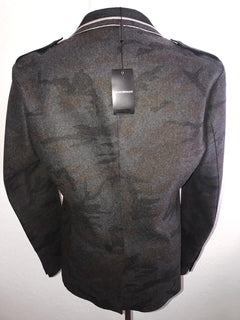 NWT $1995 Emporio Armani Camouflage Wool Blazer Jacket  52 EU Italy U1G350