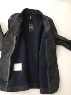 NWT $1995 Emporio Armani Camouflage Wool Blazer Jacket  52 EU Italy U1G350