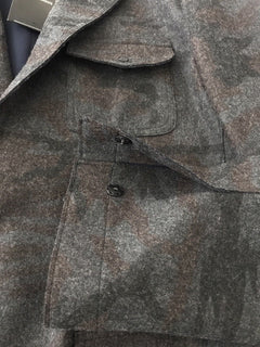 NWT $1995 Emporio Armani Camouflage Wool Blazer Jacket  52 EU Italy U1G350