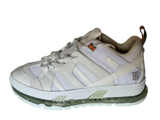 NIB Burberry Women's Fashion White Low Top Sneakers 10 US (40 Eu) 8053929