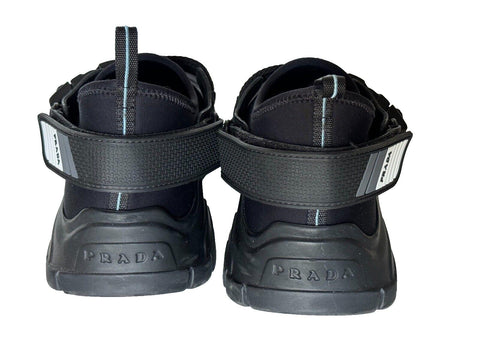 Prada Black Men's Sneakers Strap 8.5 US (41.5 Euro) Made in Italy 4D3359