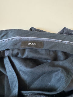 Boss Hugo Boss Navy Dark Blue Mens Wool Dress Pants Size 34 US