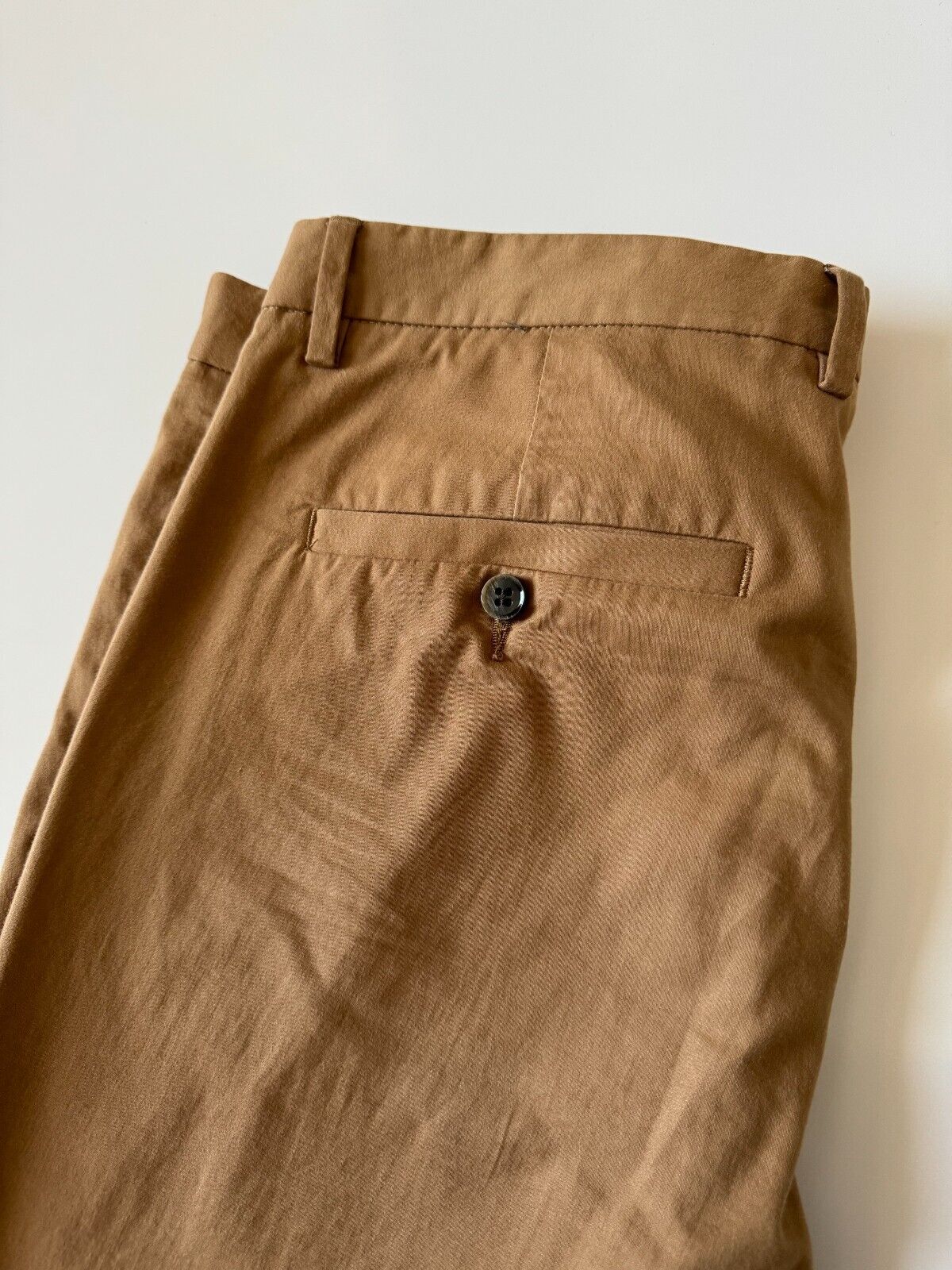 Boss Hugo Boss Men’s Brown Slim Fit Dress Pants Size 34 US Cotton/Cashmere