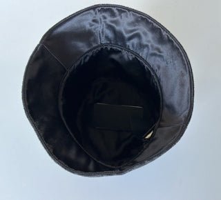 NWT $690 Fendi FF Wool Black Men’s Bucket Hat Medium FXQ801 Made in Italy