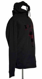 Polo Ralph Lauren Logo Long Sleeve Sweater with Hoodie Black LT/GL NWT $148