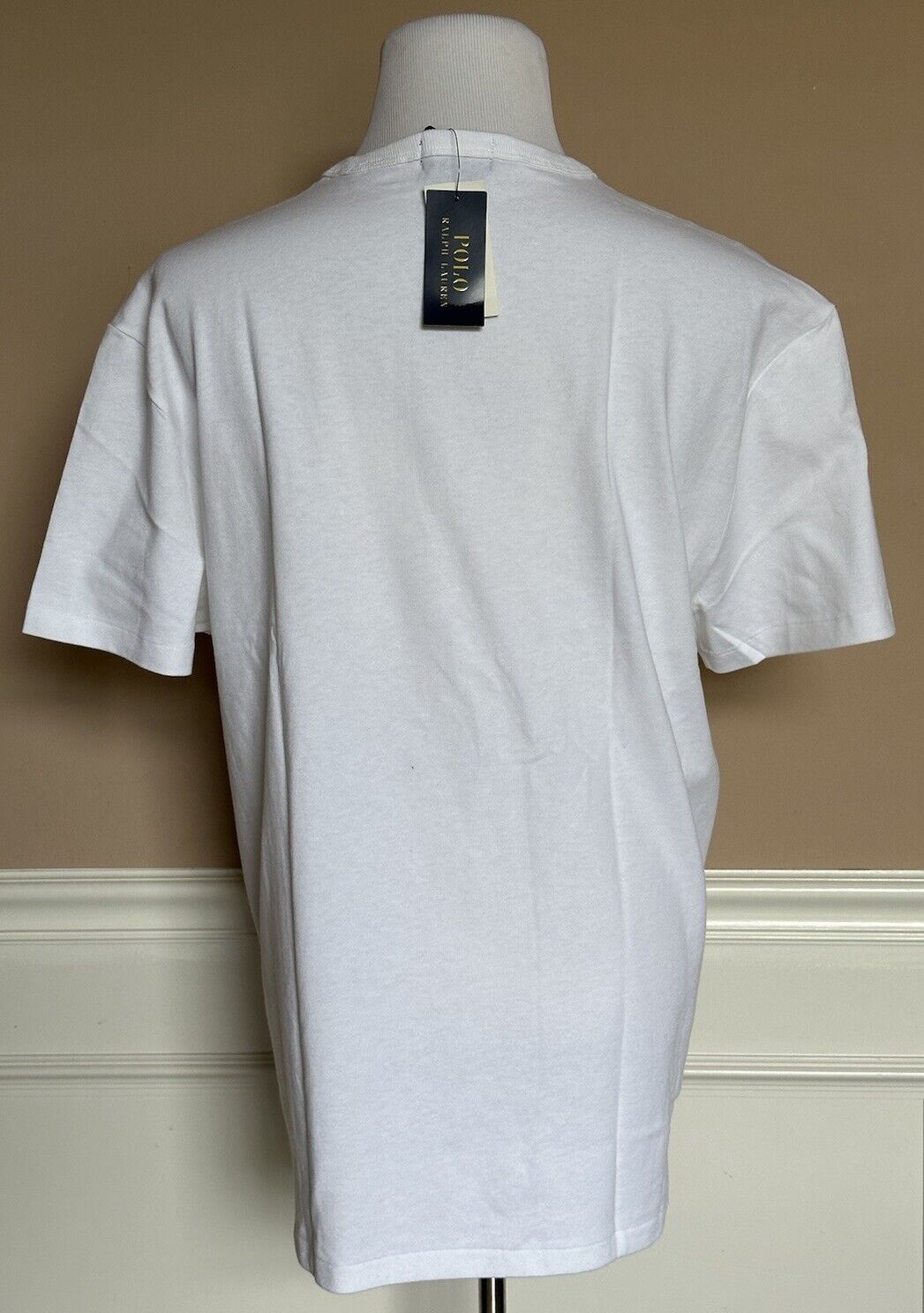 NWT $69.50 Polo Ralph Lauren Short Sleeve Classic Fit Logo T-shirt White XL/TG