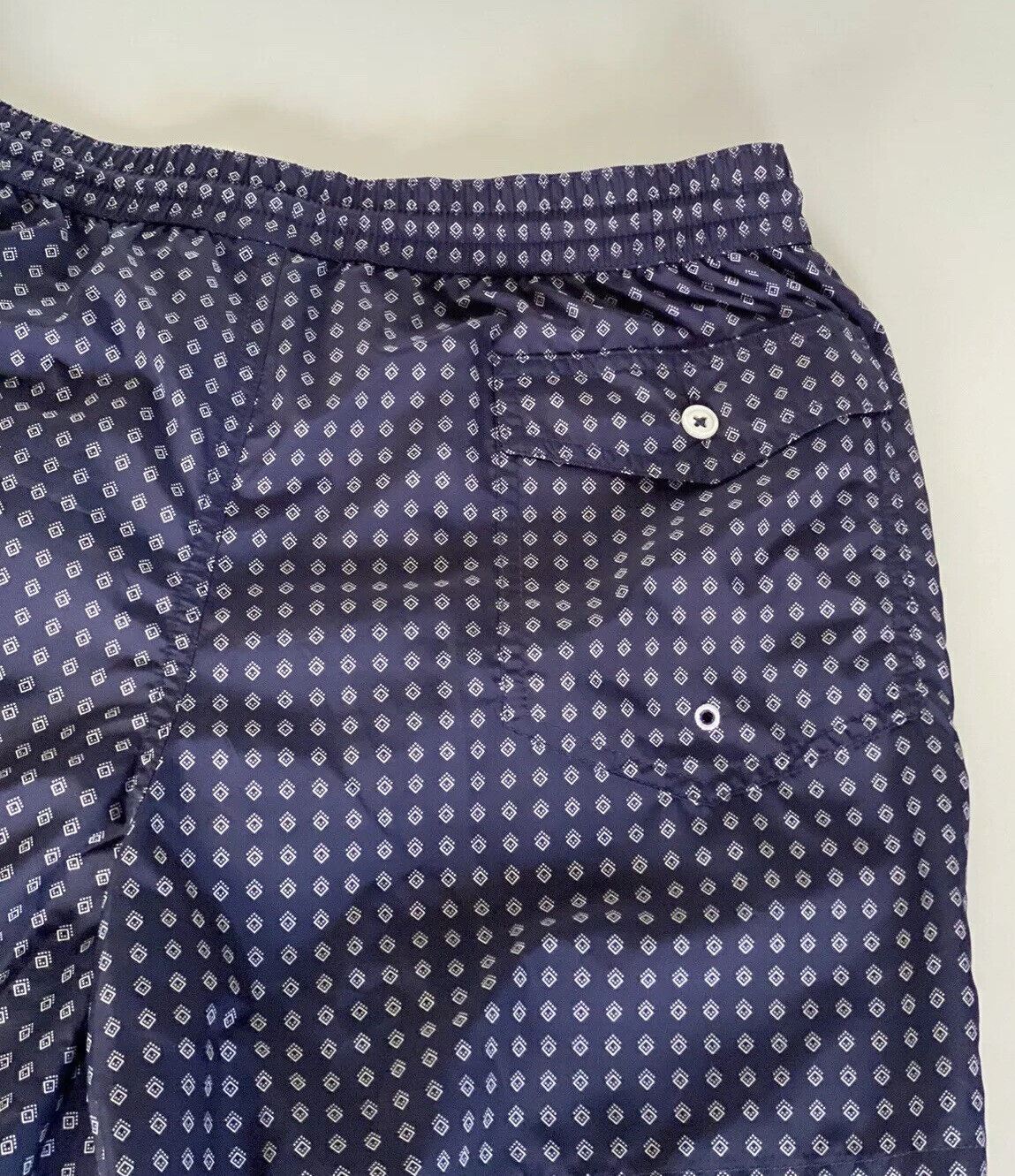 NWT $395 Polo Ralph Lauren Purple Label Mens Navy Swim Shorts Trunks M Portugal