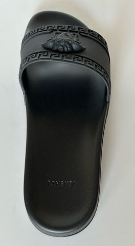 NIB $375 VERSACE Medusa Head Men's Black Sandals 11 US (44 Euro) DSU5883 Italy
