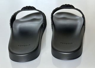 NIB $375 VERSACE Medusa Head Men's Black Sandals 11 US (44 Euro) DSU5883 Italy