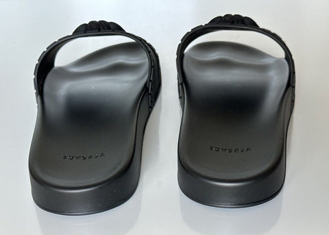 NIB $375 VERSACE Medusa Head Men's Black Sandals 11 US (44 Euro) DSU5883 Italy