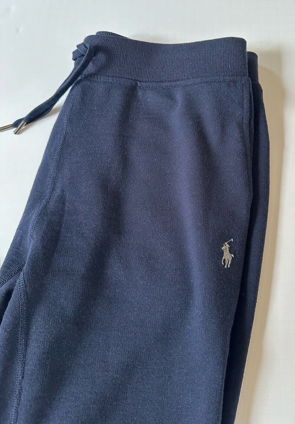 NWT $268 Polo Ralph Lauren Men's Polo Logo Blue Wool Casual Pants Medium