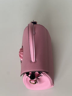 NWT $2125 Versace Top Handle Leather Pink Small Shoulder Bag DBFI040 Italy