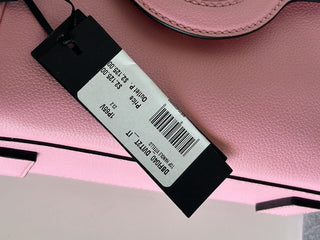 NWT $2125 Versace Top Handle Leather Pink Small Shoulder Bag DBFI040 Italy