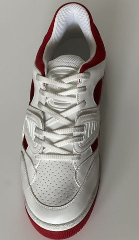 NIB Gucci Men's Low-top White/Red Leather Sneakers 9.5 US (Gucci 9G) 697882 IT