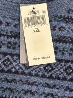 Polo Ralph Lauren Men's Knit Wool Sweater Blue 2XL NWT $198