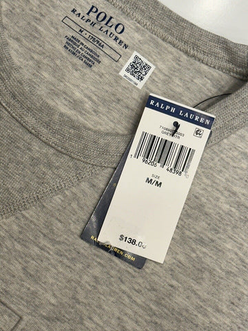 Polo Ralph Lauren Polo Embossed Fleece Sweatshirt Gray M NWT $138