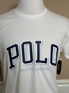 NWT $65 Polo Ralph Lauren Short Sleeve Signature Logo T-shirt White M