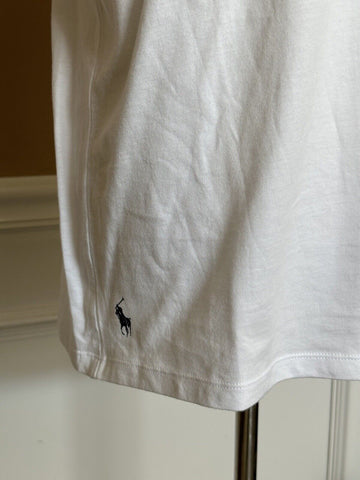 NWT $65 Polo Ralph Lauren Short Sleeve Signature Logo T-shirt White M