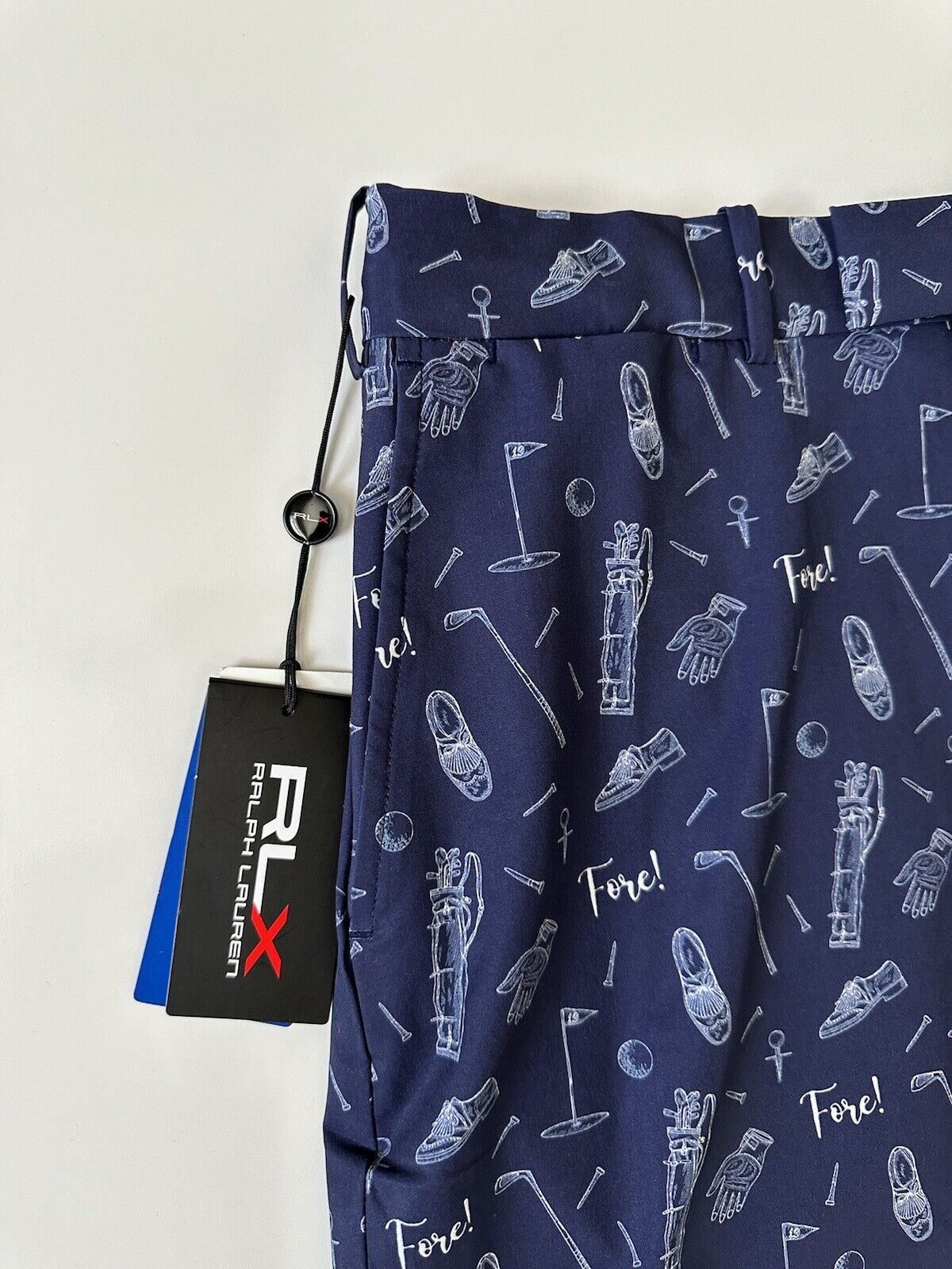 NWT $115 Polo Ralph Lauren RLX Tailored Fit Men’s Blue Shorts 36 US (38”)