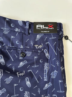 NWT $115 Polo Ralph Lauren RLX Tailored Fit Men’s Blue Shorts 36 US (38”)