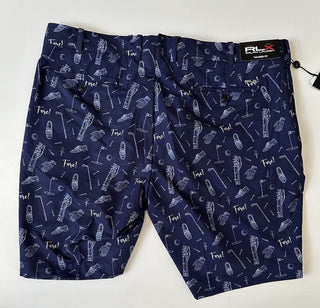 NWT $115 Polo Ralph Lauren RLX Tailored Fit Men’s Blue Shorts 36 US (38”)