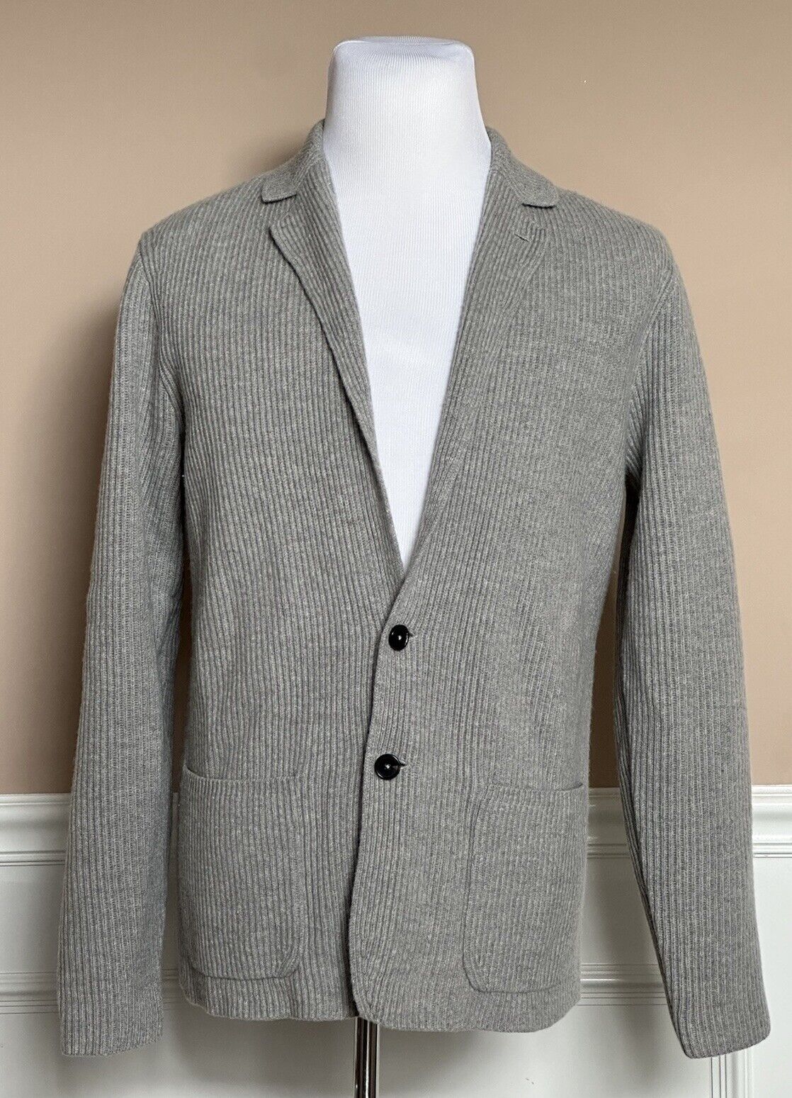NWT $398 Polo Ralph Lauren Men's Grey Wool Jacket Medium
