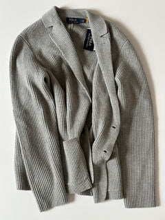 NWT $398 Polo Ralph Lauren Men's Grey Wool Jacket Medium