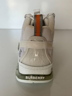 NIB Burberry Women's Fashion White Low Top Sneakers 11 US (41 Eu) 8053929