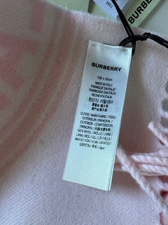 Burberry Ble Roundal Jacquard Wool Scarf 168 cm x 30 cm 80721791 Italy NWT $370