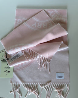 Burberry Ble Roundal Jacquard Wool Scarf 168 cm x 30 cm 80721791 Italy NWT $370