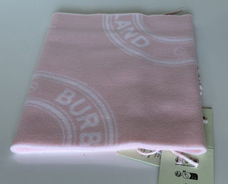Burberry Ble Roundal Jacquard Wool Scarf 168 cm x 30 cm 80721791 Italy NWT $370