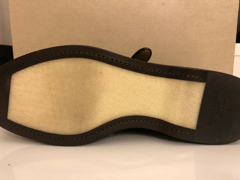 NIB $1275 Giorgio Armani Slipper Monkstrap Men’s Sandals Brown 9 US X2L084 IT