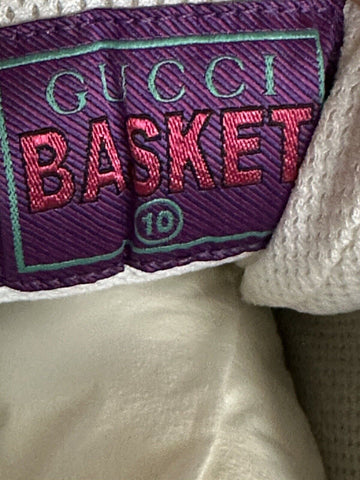 Gucci Men's Low-top White/Red Leather Sneakers 11 US (Gucci 10.5G) 697882 IT NIB