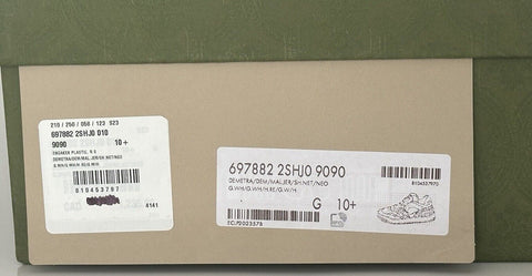 Gucci Men's Low-top White/Red Leather Sneakers 11 US (Gucci 10.5G) 697882 IT NIB