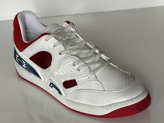 Gucci Men's Low-top White/Red Leather Sneakers 11 US (Gucci 10.5G) 697882 IT NIB